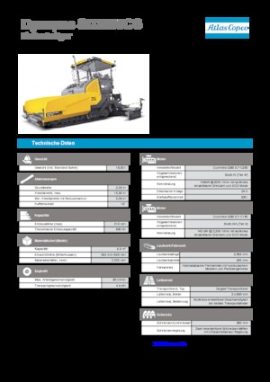 Straßenfertiger auf Ketten Dynapac SD 2500 CS