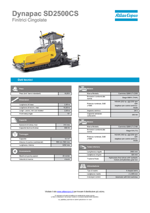 Straßenfertiger auf Ketten Dynapac SD 2500 CS