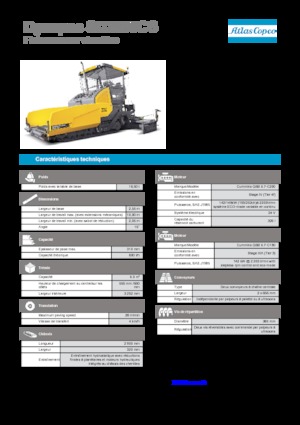 Straßenfertiger auf Ketten Dynapac SD 2500 CS