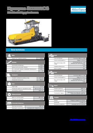 Straßenfertiger auf Ketten Dynapac SD 2500 CS