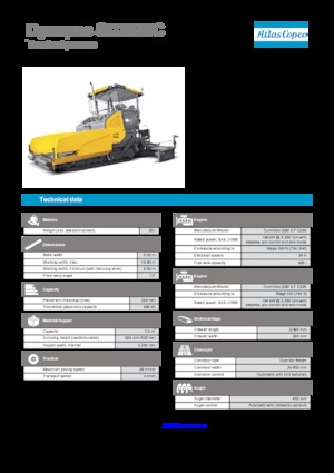 Straßenfertiger auf Ketten Dynapac SD 2550 C