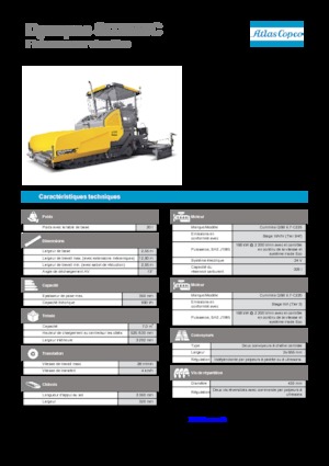 Straßenfertiger auf Ketten Dynapac SD 2550 C