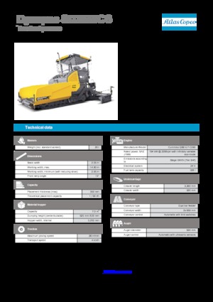 Straßenfertiger auf Ketten Dynapac SD 2550 CS