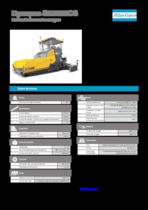 Straßenfertiger auf Ketten Dynapac SD 2550 CS