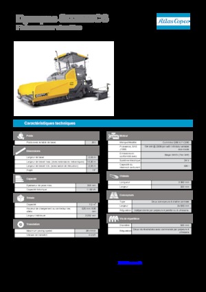 Straßenfertiger auf Ketten Dynapac SD 2550 CS