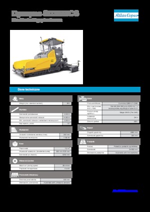 Straßenfertiger auf Ketten Dynapac SD 2550 CS
