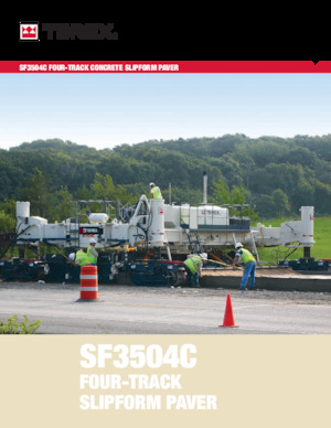 Straßenfertiger auf Ketten Terex SF3504C