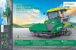 Straßenfertiger auf Ketten Vögele SUPER 1300-5e