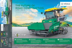Straßenfertiger auf Ketten Vögele SUPER 1300-5e