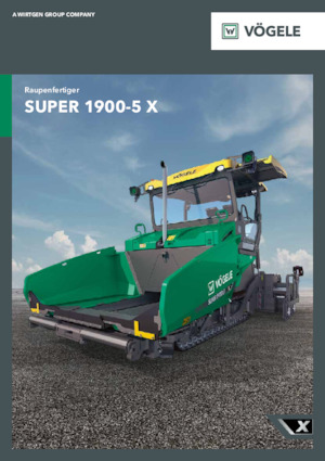 Straßenfertiger auf Ketten Vögele SUPER 1900-5 X