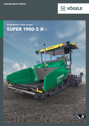 Straßenfertiger auf Ketten Vögele SUPER 1900-5 X