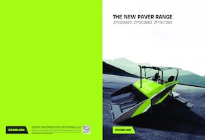 Straßenfertiger auf Ketten Zoomlion ZPS1280