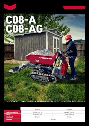 Raupendumper Yanmar C08-A HI TIP 