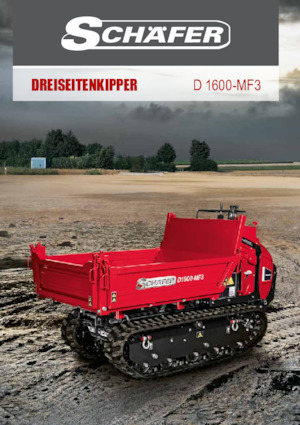 Raupendumper SCHÄFER D 1600-MF3