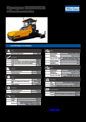 Straßenfertiger auf Ketten Dynapac SD 2500 CS