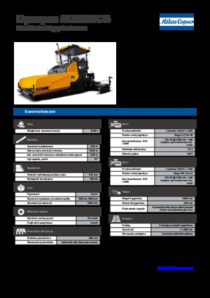 Straßenfertiger auf Ketten Dynapac SD 2500 CS