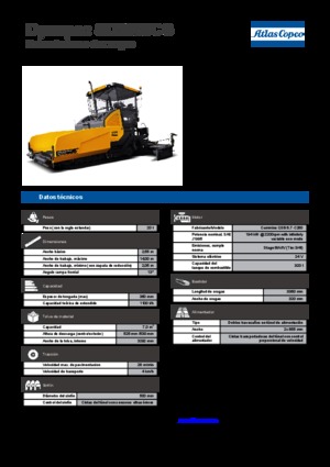 Straßenfertiger auf Ketten Dynapac SD 2550 CS