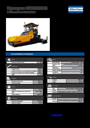 Straßenfertiger auf Ketten Dynapac SD 2550 CS