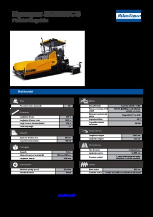 Straßenfertiger auf Ketten Dynapac SD 2550 CS