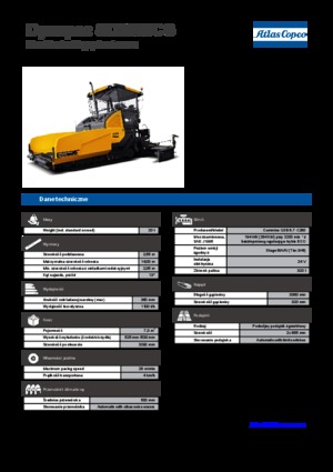 Straßenfertiger auf Ketten Dynapac SD 2550 CS