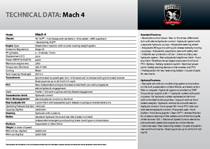 Raupen-Traktoren Carraro Mach 4 II