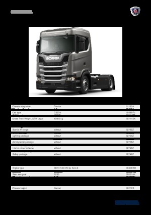 Sattelzugmaschinen/SZM Scania S 370 A4X2NA