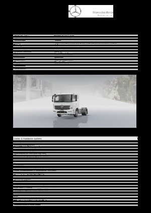 Sattelzugmaschinen/SZM Mercedes-Benz Atego 1330 LS 4x2