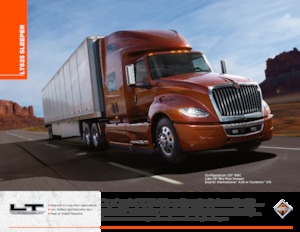 Sattelzugmaschinen/SZM International LT625 125 Low Roof Sleeper  International A26