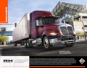 Sattelzugmaschinen/SZM International RH613 113 Hi-Rise Sleeper  International A26