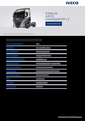 Sattelzugmaschinen/SZM Iveco STRALIS ARTIC AS440S48T/FP LT