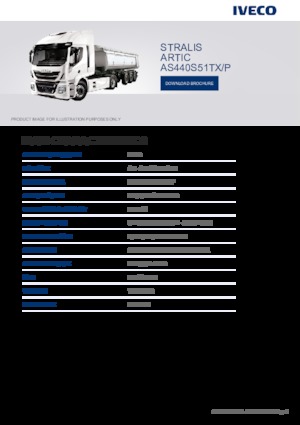 Sattelzugmaschinen/SZM Iveco STRALIS ARTIC AS440S51TX/P