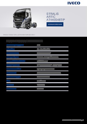Sattelzugmaschinen/SZM Iveco STRALIS ARTIC AT440S48T/P