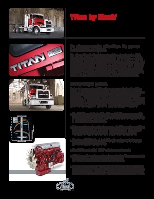 Sattelzugmaschinen/SZM Mack TITAN 64