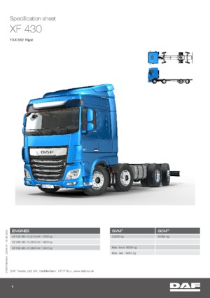 Fahrgestell DAF XF 430 FAX