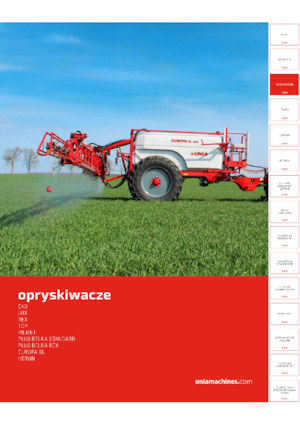 Anhänge-Feldspritzen Unia Plus 2018