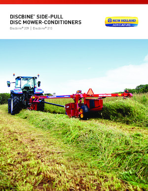 Mähwerke gezogen Scheiben m. Aufbereiter New Holland Discbine 210