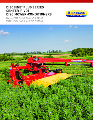 Mähwerke gezogen Scheiben m. Aufbereiter New Holland Discbine 313 PLUS