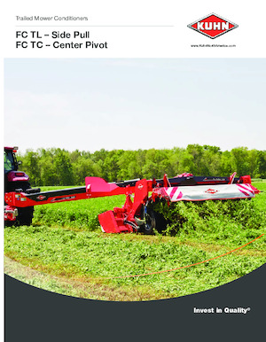 Mähwerke gezogen Scheiben m. Aufbereiter Kuhn FC 3161 TLS