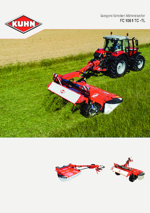 Mähwerke gezogen Scheiben m. Aufbereiter Kuhn FC 3161 TLD
