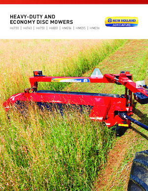 Mähwerke gezogen Scheiben m. Aufbereiter New Holland HM234 Economy