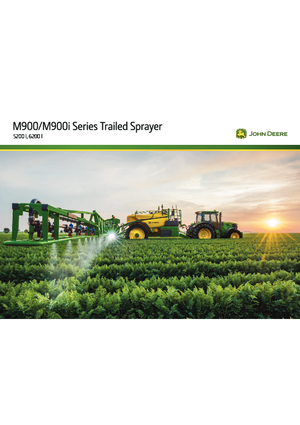 Anhänge-Feldspritzen John Deere M952