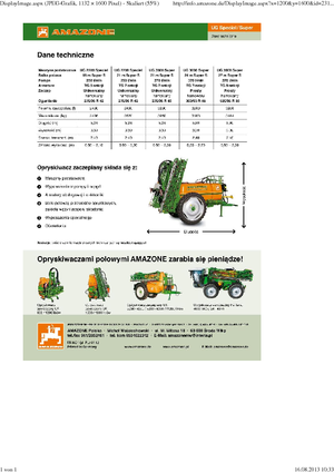 Anhänge-Feldspritzen Amazone UG 3000 Special (18)
