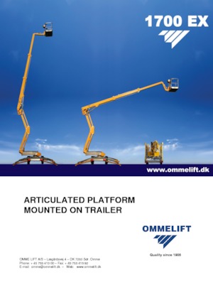 LKW-Gelenkarbeitsbühnen OMMELIFT 1700 EX