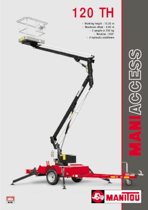 LKW-Gelenkarbeitsbühnen Manitou 120 TH