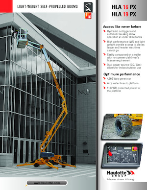 Gelenkarbeitsbühnen auf Rädern Haulotte HLA16 PX