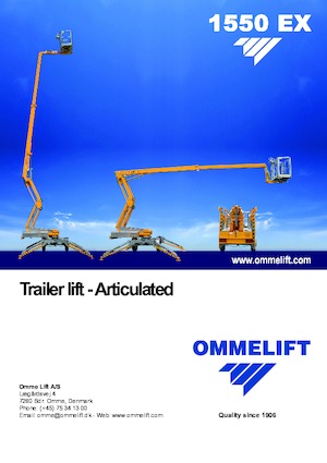 LKW-Gelenkarbeitsbühnen OMMELIFT 1550 EX