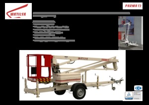 Anhänger-Gelenkarbeitsbühnen Matilsa Parma 12
