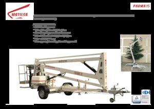 Anhänger-Gelenkarbeitsbühnen Matilsa Parma 15