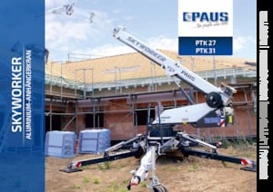 Anhänger-Gelenkarbeitsbühnen Paus PTK 31