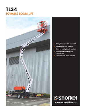LKW-Gelenkarbeitsbühnen Snorkel TL34